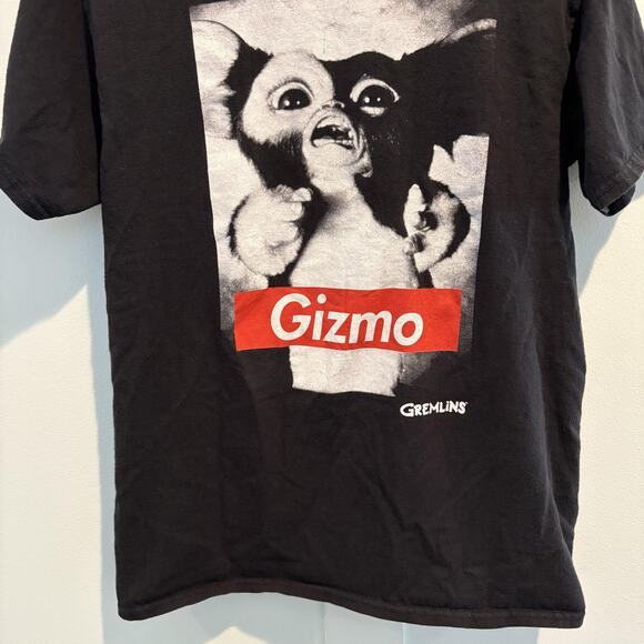 Gremlins Gizmo Graphic T Shirt Mens Medium Black Tee Warner Bros - Picture 5 of 9